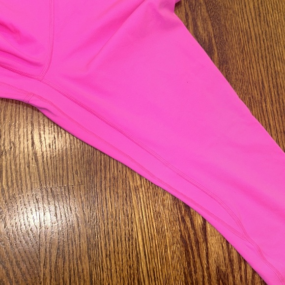 CRZ YOGA ButterLuxe Naked Feel Neon Hot Pink Leggings NWT Sz L / 12 - Picture 12 of 13